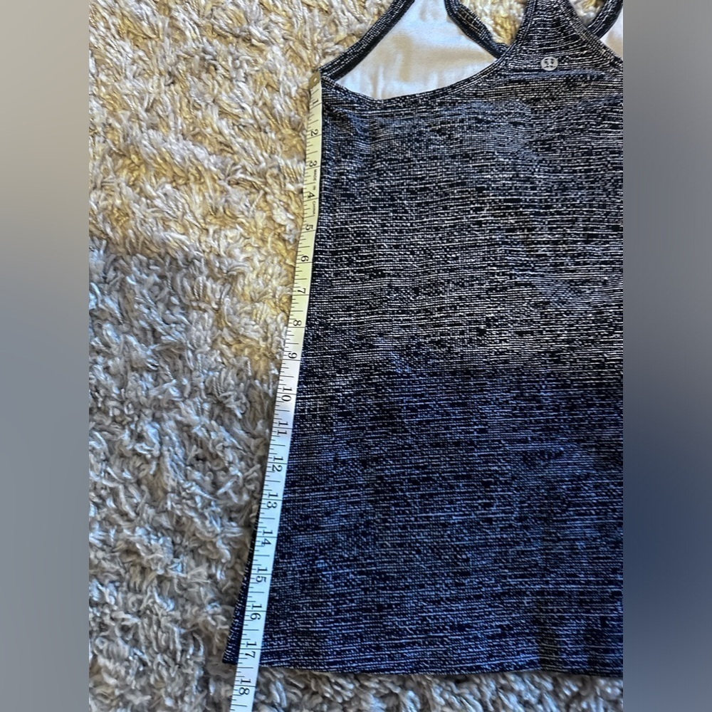 Lululemon Racerback Athletic Tank Top Black and White Size 6 - Picture 8 of 8